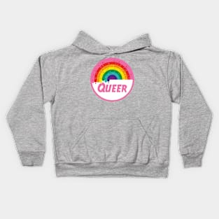 Rainbow Orb [queer rainbow] Kids Hoodie